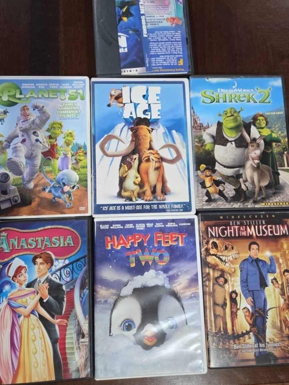 Lot of 7 Family & Animated DVD Movies